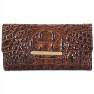 Brahmin Melbourne Embossed Leather Wallet